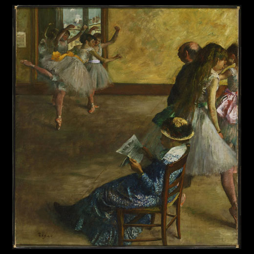 Edgar Degas, The Ballet Class, 1890